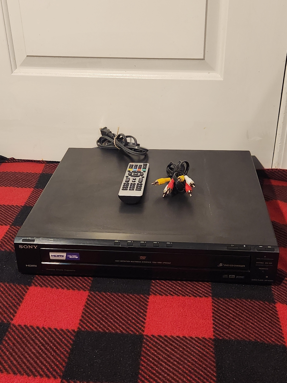 Sony DVP-NC85H DVD CD Player 5 Disc Changer 1080i/720p HDMI W/ Remote & AV Cord